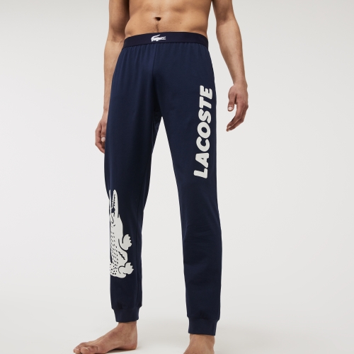 Men's Crocodile Print Stretch Cotton Pajama Pants