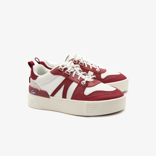Women's Lacoste L002 Leather Color-Pop Sneakers