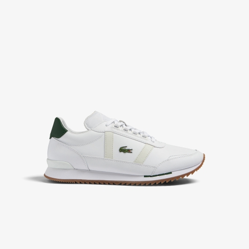 Men's Lacoste Partner Retro Textile Heel Pop Sneakers