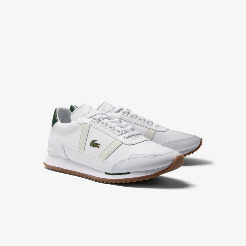 Men's Lacoste Partner Retro Textile Heel Pop Sneakers