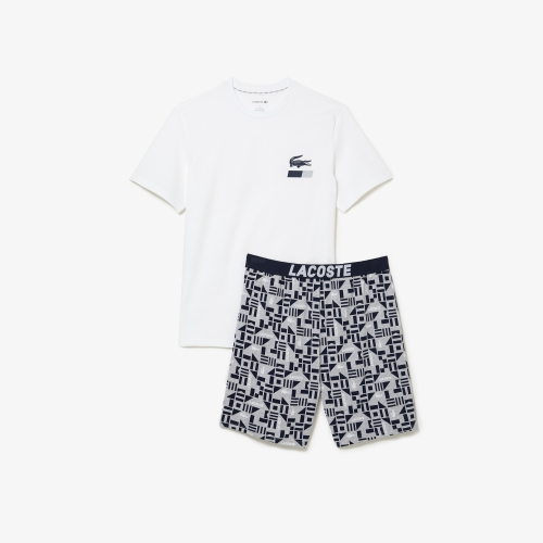 Men's Lacoste Graphic Print Pyjamas