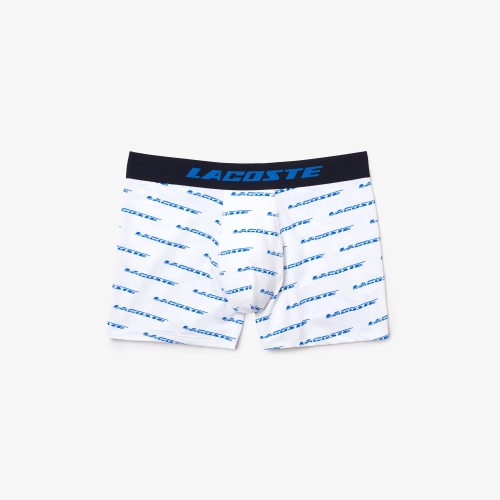 Men's Lacoste Logo Print Trunks
