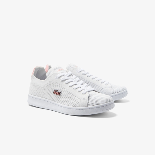 Women's Lacoste Carnaby Piqué Textile Heel Pop Sneakers