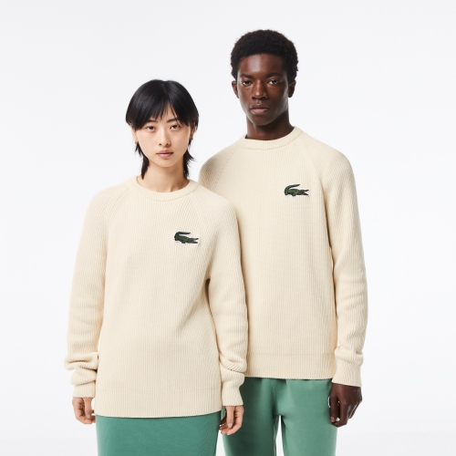 Unisex Lacoste Organic Cotton Crew Neck Sweater