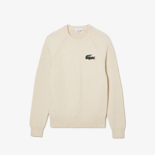 Unisex Lacoste Organic Cotton Crew Neck Sweater