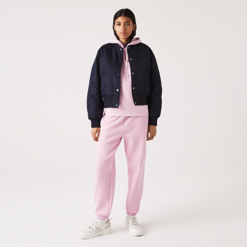 Women's Lacoste Quilted Nylon Bomber Jacket