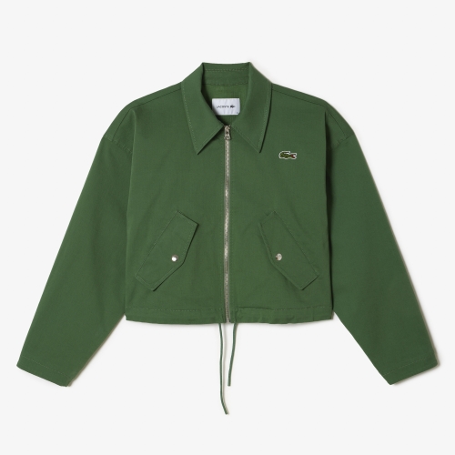 Women's Zipped Cotton Harrington Jacket