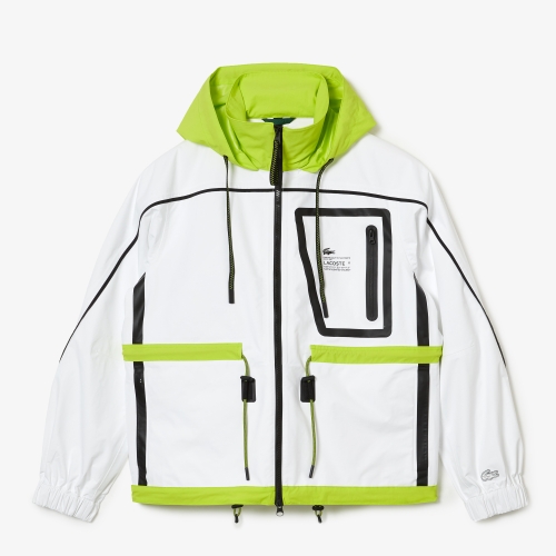 Women's Lacoste Windbreaker And Water-Repellent Parka 2-in-1 Jacket
