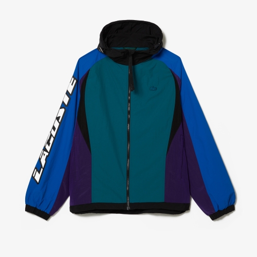 Men's Lacoste Héritage Color-Block Short Nylon Jacket