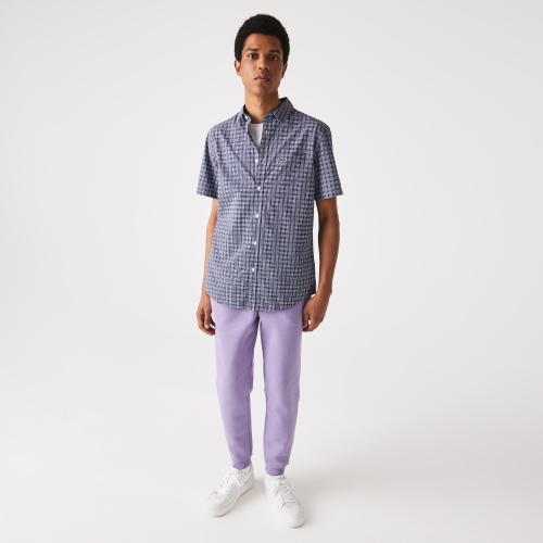 Men's Regular Fit Gingham Print Shirt