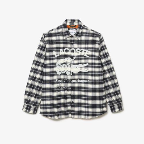 Men's Branded Puffed Overshirt