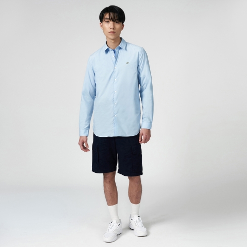 Men's Slim Fit Stretch Poplin Shirt