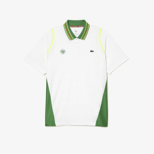 Men's Lacoste Sport Roland Garros Edition Ultra-Dry Two Tone Polo Shirt