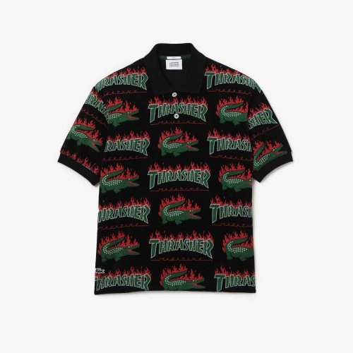 Unisex Lacoste x Thrasher Oversized Fit Terrycloth Polo