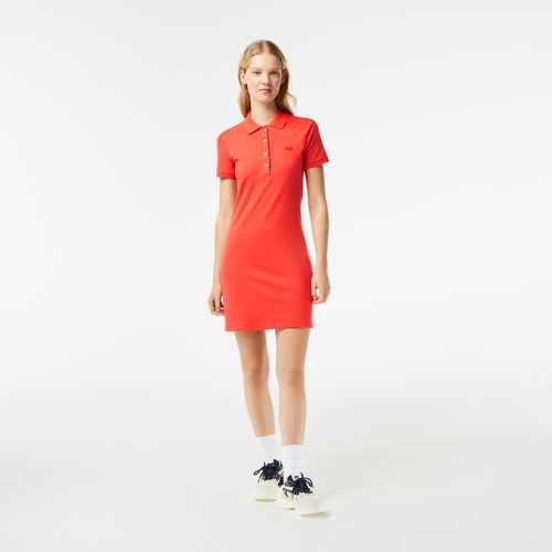 Women's Stretch Cotton Piqué Polo Dress