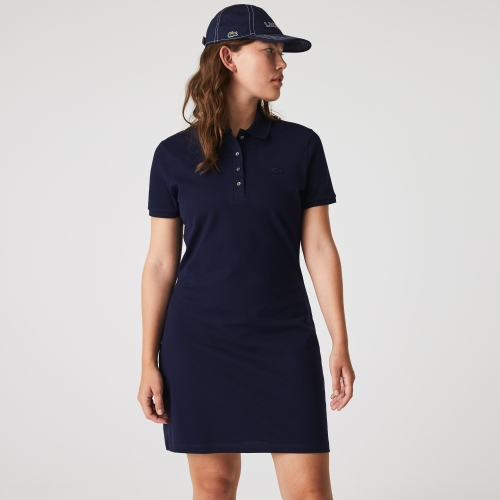 Women's Stretch Cotton Piqué Polo Dress