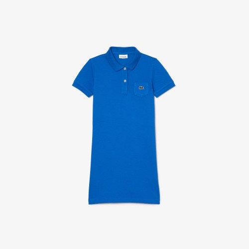 Girl's Polo-Style Cotton Dress