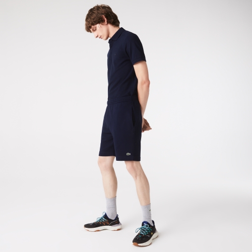 Men's Lacoste Organic Brushed Cotton Fleece Shorts