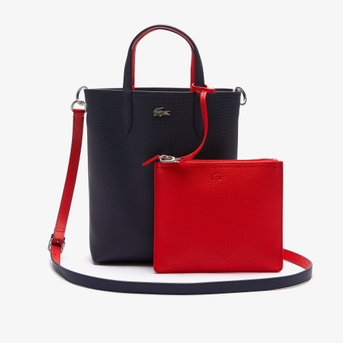 Women's Anna Reversible Coated Canvas Vertical Shopping Bag