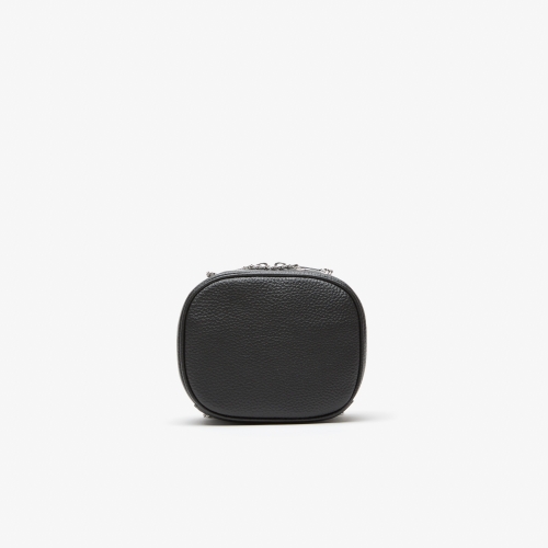 Women's Origin Croc Square Grained Leather Crossover Bag
