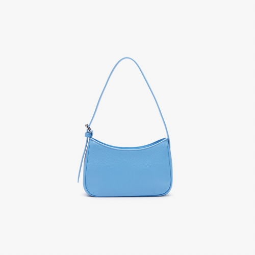 Women's Origin Croc Grained Leather Shoulder Bag