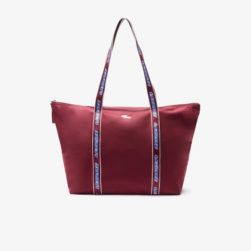 Women's Lacoste Branded Handle Shopping Bag