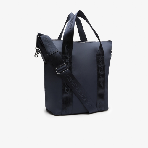 Women's Active Nylon Contrast Branding Tote Bag