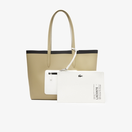 Women's Lacoste Anna Reversible Tote with Zipped Pouch