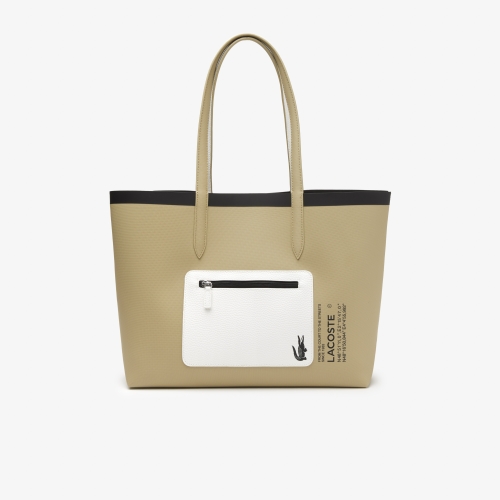 Women's Lacoste Anna Reversible Tote with Zipped Pouch