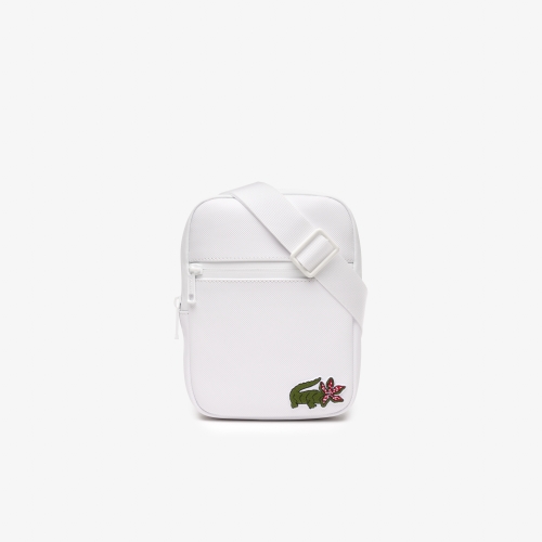 Men's Lacoste x Netflix Croc Print Shoulder Bag - Small