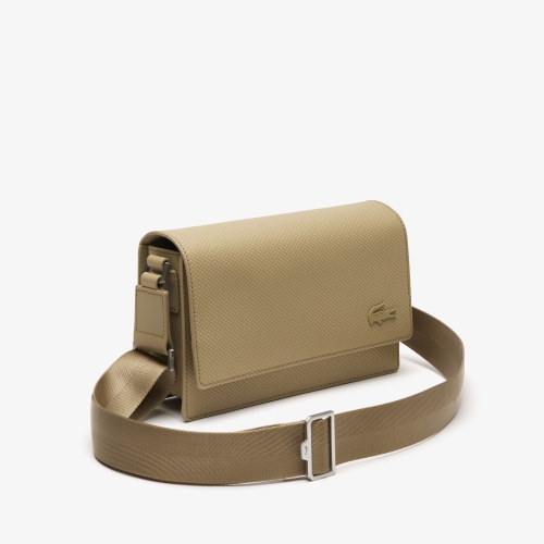 Unisex Chantaco Calfskin Leather Flap Bag