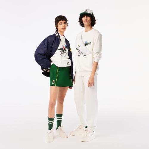 Unisex Lacoste x Netflix Croc Print Belt Bag