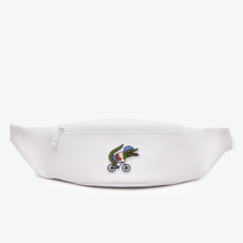 Unisex Lacoste x Netflix Croc Print Belt Bag
