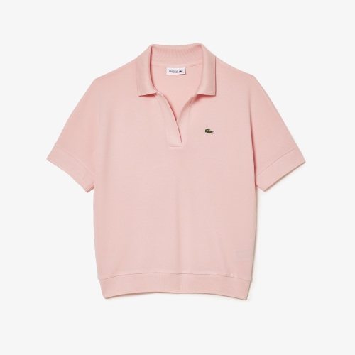 Women's Lacoste Flowy Piqué Polo Shirt
