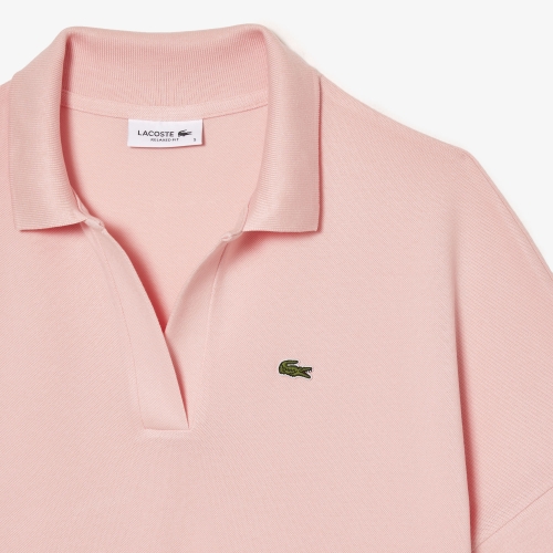 Women's Lacoste Flowy Piqué Polo Shirt