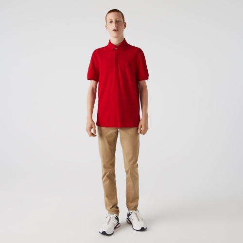 Smart Paris Stretch Cotton Pique Polo Shirt