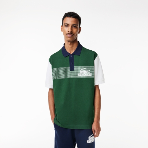 Men's Lacoste Loose Fit Organic Cotton Polo Shirt