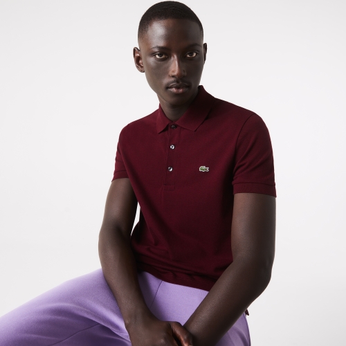 Men's Lacoste Slim Fit Stretch Cotton Pique Polo