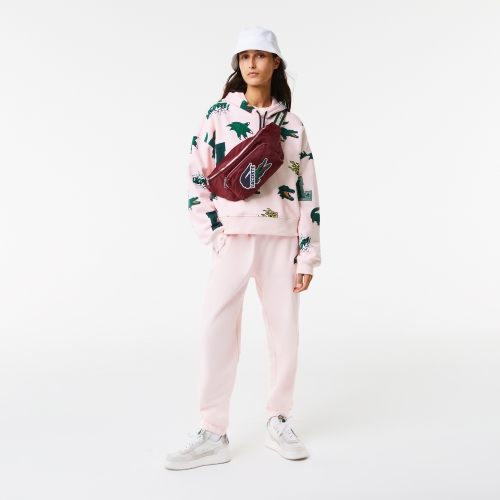 Women's Holiday Oversized Fit Hooded Fleece Sweatshirt