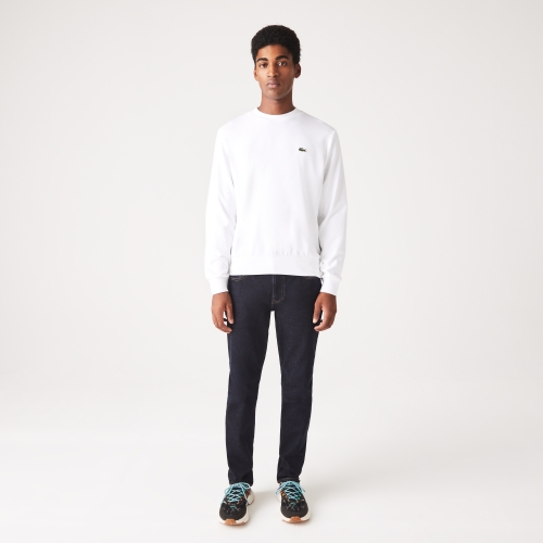 Men's Lacoste Classic Fit Crew Neck Fleece Sweatshirt