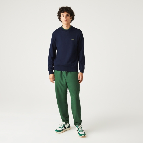 Men's Lacoste Classic Fit Crew Neck Fleece Sweatshirt