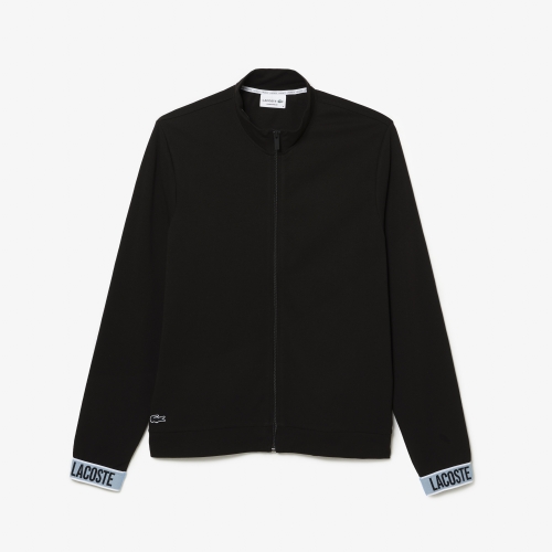 Men's Lacoste High Neck Organic Cotton Zip Sweatshirt