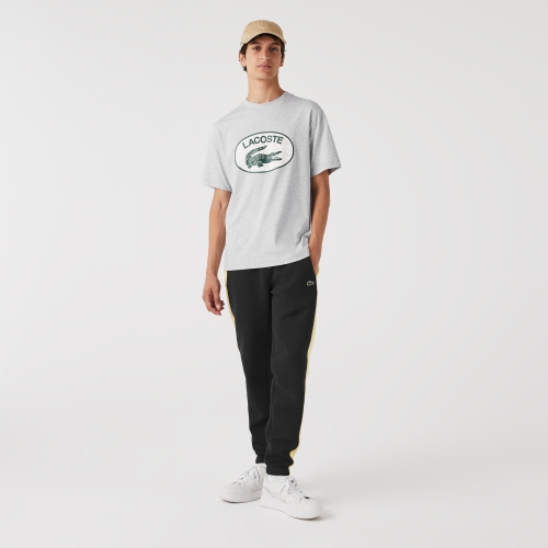 Men's Regular Fit Branded Monogram Print T-Shirt