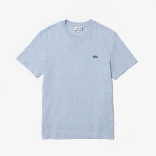 Men's Regular Fit Speckled Print Cotton Jersey T-Shirt
