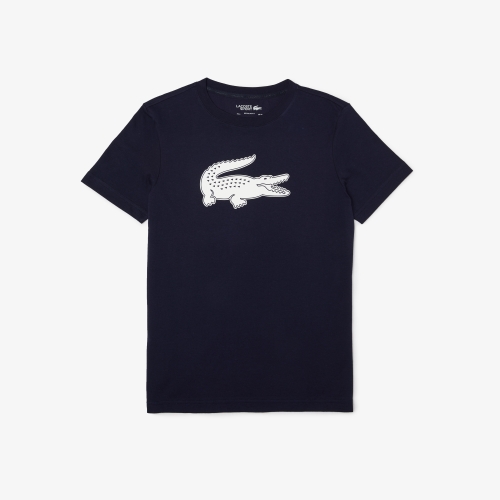 Men's Lacoste SPORT 3D Print Crocodile Breathable Jersey T-shirt