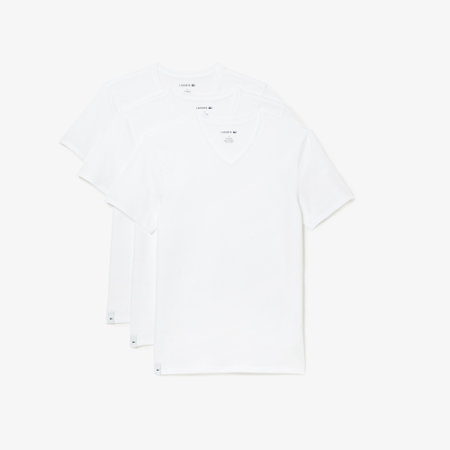 Men's V-neck Cotton T-shirt Three-Pack