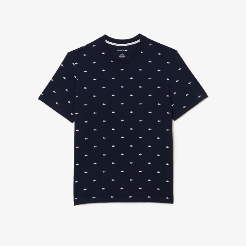 Men's Crocodile Print Stretch Cotton Indoor T-shirt