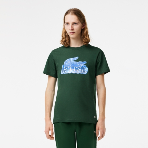 Men's Lacoste Cotton Jersey Print T-shirt