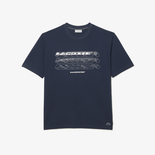 Men's Lacoste Loose Fit Organic Cotton Piqué T-shirt