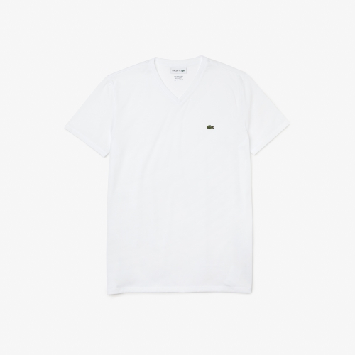 Men's V-neck Pima Cotton Jersey T-shirt